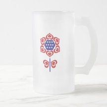 Red White Blue Blume Patriotic Design