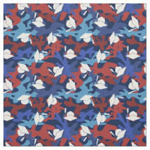 Red White Blue Camouflage Pattern Abschluss