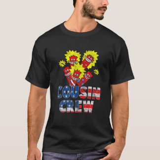 Red White Blue Cousin Crew T-Shirt