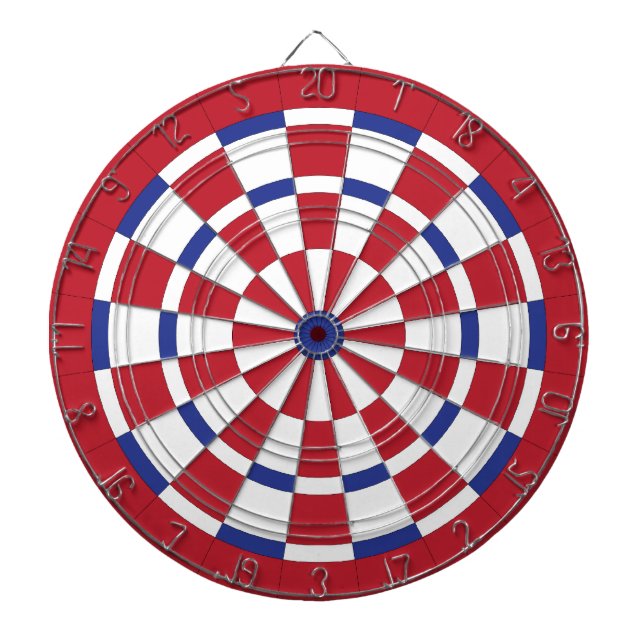 Red White & Blue Dartboard Dartscheibe (vorne)