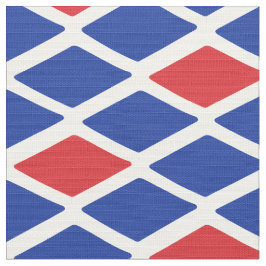 Red White Blue Diamond Snakeskin Stoff