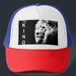 Red White Blue Elegante Moderner Pop Truckerkappe<br><div class="desc">Red White Blue Elegant Moderne Pop Art Lion Head Template hinzufügen Image Logo Foto Basic Trucker Hut.</div>