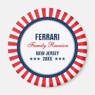 Red White Blue Family Wiedersehen Custom Magnet