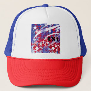 Red, White & Blue Glory Truckerkappe