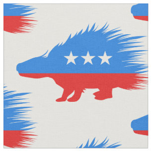 Red White Blue Libertarian Porcupine Patriotic Stoff