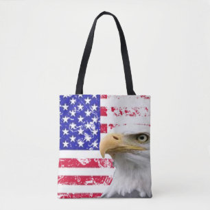 Red White Blue Patriot Star Streifen Eagle US Flag