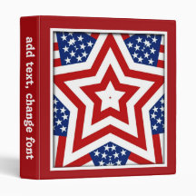 Red White & Blue Star Design zum Hinzufügen von Te