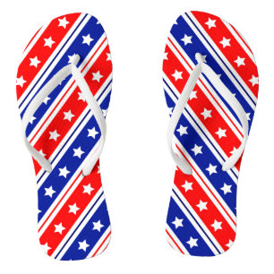 Red White Blue US Flagge Case Mate iPhone Flip Flops