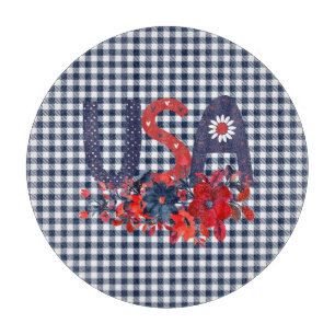 Red White & Blue USA Patriotic Bouquet Schneidebrett