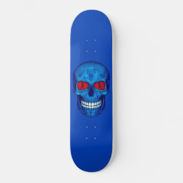 Red White Blue USA Zombie Skateboard