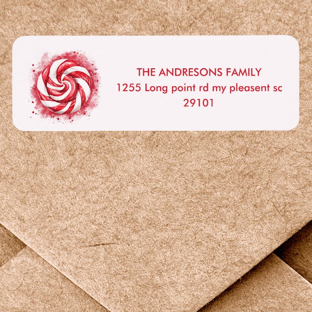 Red & White Candy Winter Geburtstag (Von Creator hochgeladen)