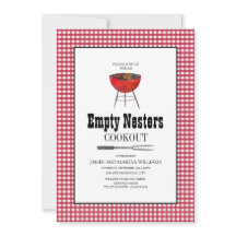 Red White Empty Nesters Cookout Barbecue