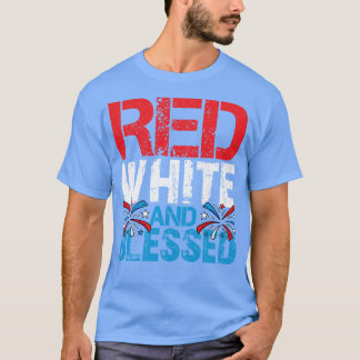 Red White gesegnet T-Shirt