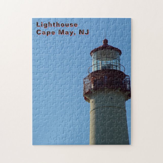 Red White Lighthouse, Cape May, NJ Puzzle (Vertikal)