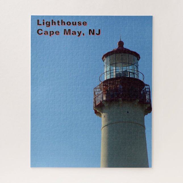 Red White Lighthouse, Cape May, NJ Puzzle (Vertikal)