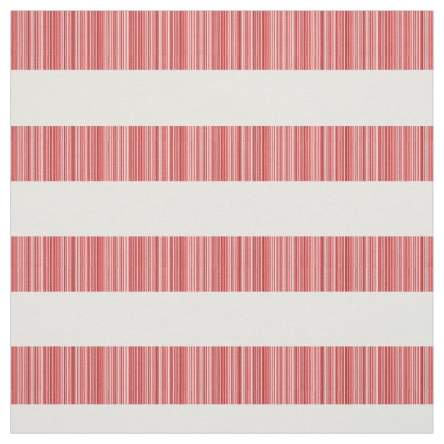 Red White Modern Stripes Stoff (Muster)