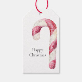 Red White Peppermint Candy Canes Geschenkanhänger