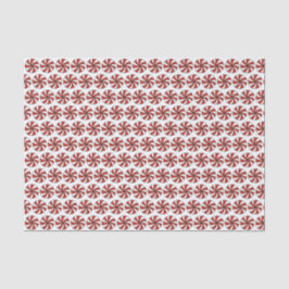 Red White Peppermint Swirl Mint Candy Weihnachten Seidenpapier