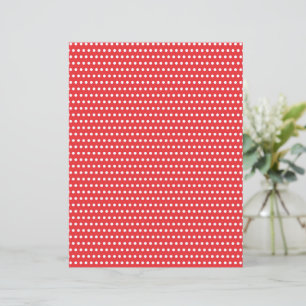 Red & White Punkte Weihnachtsbuch