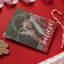 Red & White Sparkle glauben an die magische Weihna