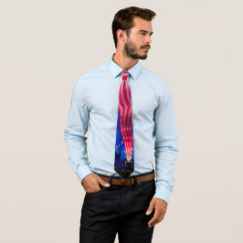 Red White und Blue Las Vegas Neck Tie Krawatte