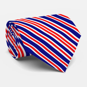 Red White und Blue Patriotic American Neck Tie Krawatte