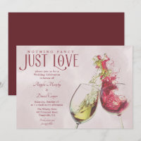 Red White Wine Dance Just Liebe Hochzeit