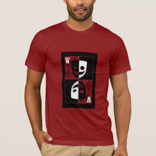 Red Wildcard Poker Diamonds Inspiriertes benutzerd T-Shirt