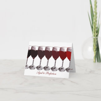 Red Wine Birthday Invite Einladung