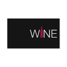 Red Wine Business Einfache Karte