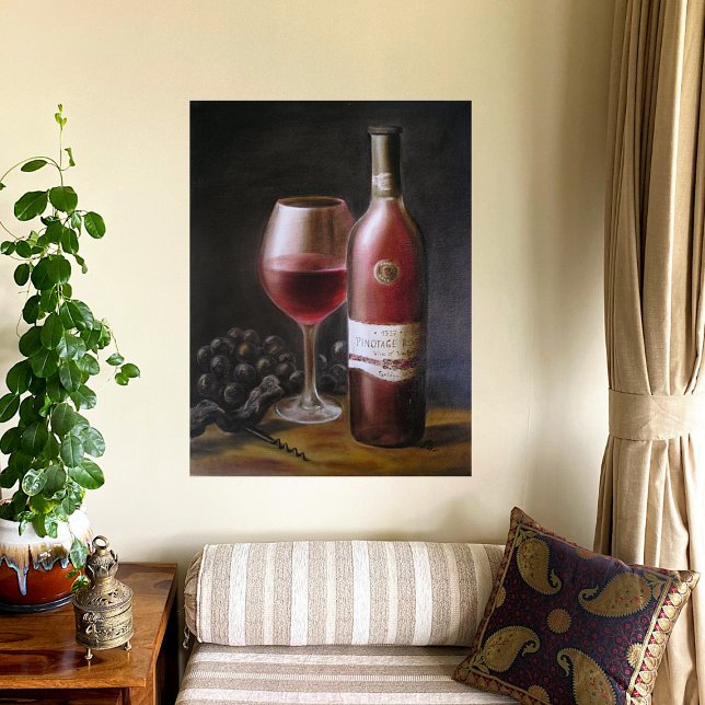 Red Wine Canvas Print Leinwanddruck (Von Creator hochgeladen)