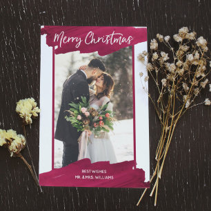 Red Wine Christmas Paint Foto   Feiertagskarte