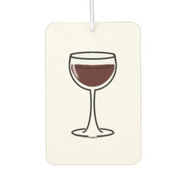 Red Wine Glass Autolufterfrischer