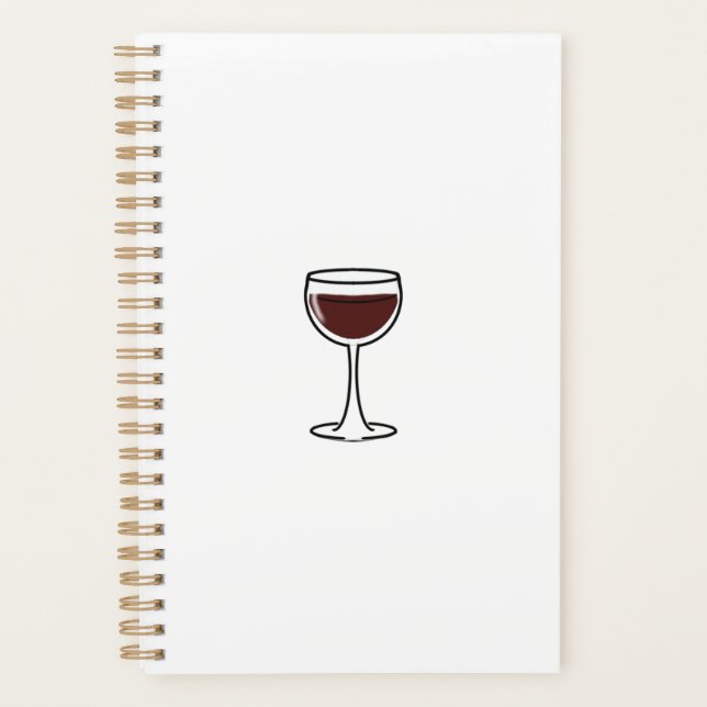 Red Wine Glass Planer (Vorderseite)