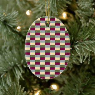 Red Wine on a Jungle Trip Colors Keramik Ornament