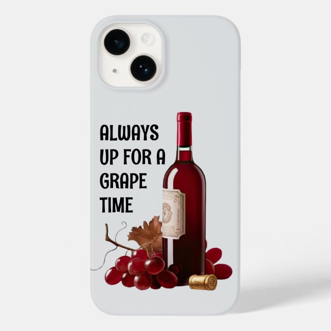 Red Wine Time Phone Case (Rückseite)