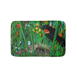 Red Wing Blackbird Bath Mat Badematte