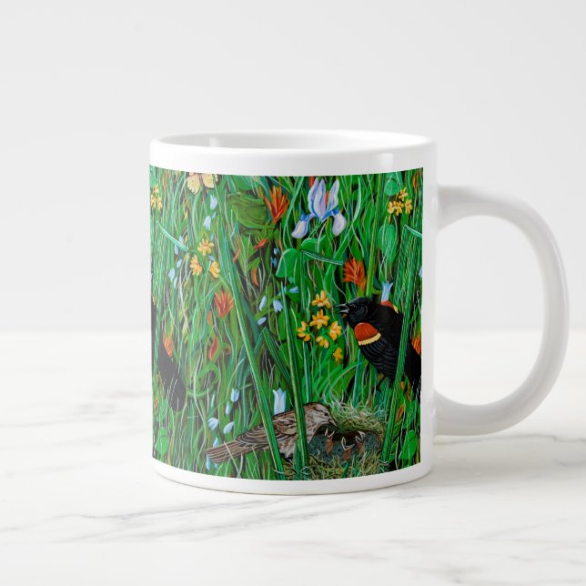 Red Wing Blackbird Coffee Cup Jumbo-Tasse (Rechts)