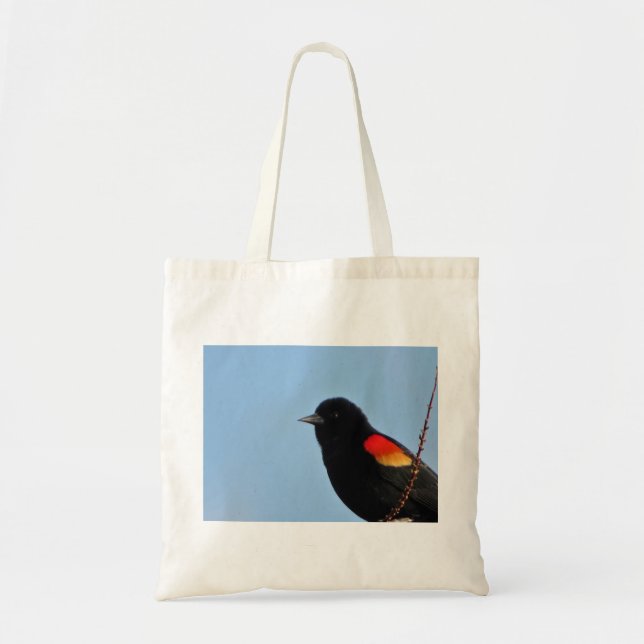 Red Wing Blackbird Tragetasche (Vorne)