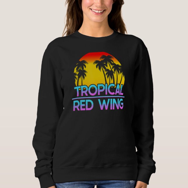 Red Wing Minnesota Funny Ironic Weather Sweatshirt (Vorderseite)