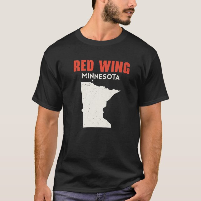 Red Wing Minnesota USA Staat America Travel Minnes T-Shirt (Vorderseite)