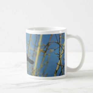 Red-Winged Black Bird singen Tasse