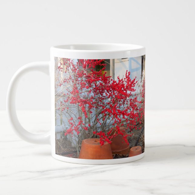 Red Winter Berries - Martha's Vineyard Jumbo-Tasse (Links)