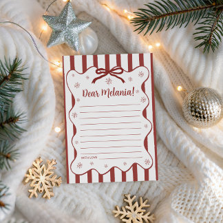 Red Winter Time Capsule Card Einladung