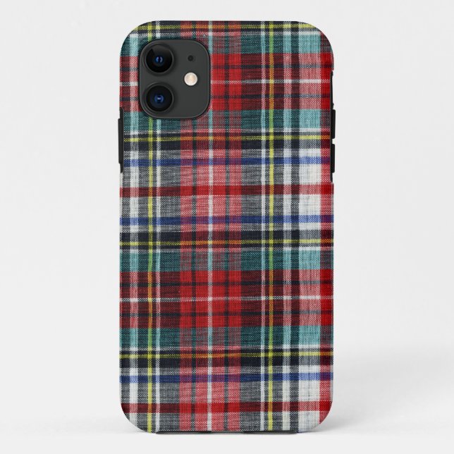 Red Winter Weihnachten Kariert iPhone 5 Fall Case-Mate iPhone Hülle (Rückseite)
