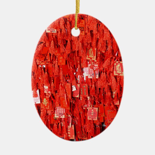 Red Wises Keramik Ornament (Vorne)