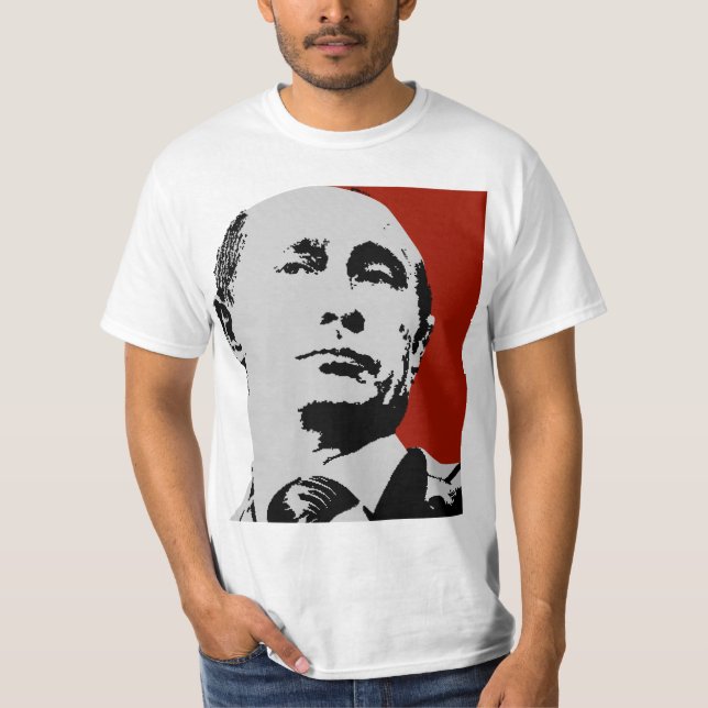 Red Wladimir Putin T-Shirt (Vorderseite)