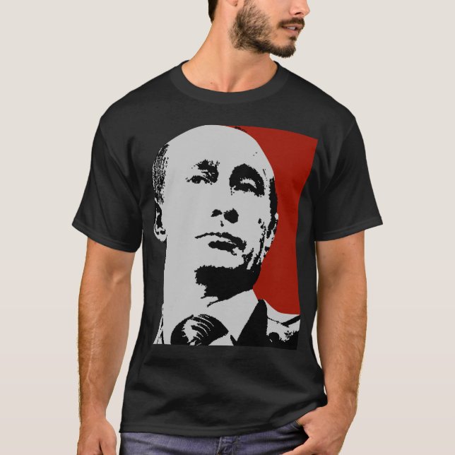 Red Wladimir Putin T-Shirt (Vorderseite)