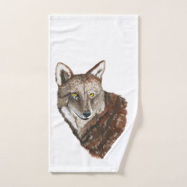 Red Wolf Badhandtuch Set
