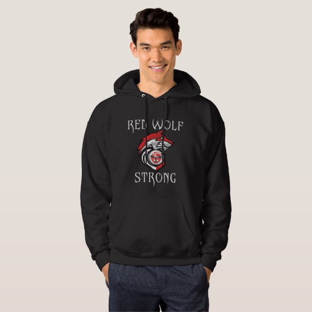 Red Wolf Strong Hoodie (Vorne ganz)